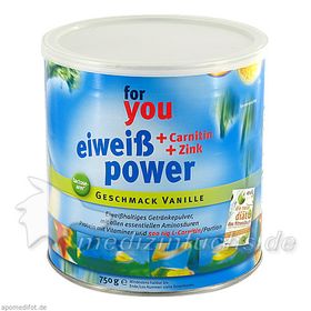 For you Eiweiß Power Vanille, 750 G – PZN 6147514 из Германии