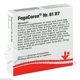 FegaCoren Nr. 61 D7, 5X2 ML – PZN 6487090 из Германии