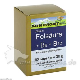 Folsäure + B6 + B12, 60 ST – PZN 658596 из Германии