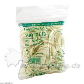 Fingerlinge aus Latex Gr.5, 100 ST – PZN 6617919 из Германии