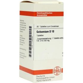 Gelsemium D 10 Tabletten (80 stk) – PZN 7168582 из Германии