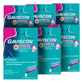 GAVISCON Dual 500 mg, 213 mg, 325 mg Susp. Dosierbeutel (6x24x10 ) – PZN 8100016 из Германии