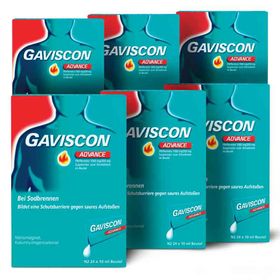 Gaviscon Advance Pfefferminz 1000mg/200mg Dosierbeutel (6x24x10 ml) – PZN 8100023 из Германии