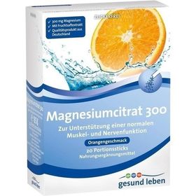 gesund leben Magnesiumcitrat 300, 20 ST – PZN 10115336 из Германии