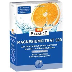 GEHE BALANCE Magnesiumcitrat 300, 20 ST – PZN 10115342 из Германии