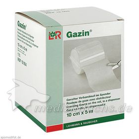 GAZIN VERBANDM 5MX10CM 8fach, 1 ST – PZN 1083689 из Германии