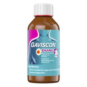 Gaviscon Dual 500mg/213mg/325mg Suspension zur, zum Einn. (300 ml) – PZN 13154733 из Германии