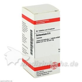 GELSEMIUM D 6, 80 ST – PZN 1771685 из Германии