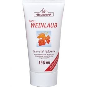 Gesundform Rotes Weinlaub Bein-und Fußcreme, 150 ML – PZN 2003971 из Германии
