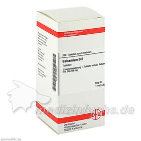 GELSEMIUM D 6, 200 ST – PZN 2114713 из Германии