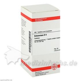 GELSEMIUM D 4, 200 ST – PZN 2114736 из Германии