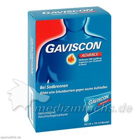 Gaviscon Advance Pfefferminz, 24X10 ML – PZN 2240777 из Германии