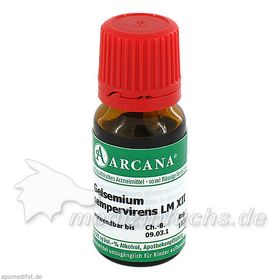 GELSEMIUM SEMPER ARC LM 12, 10 ML – PZN 2602080 из Германии