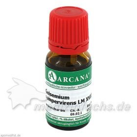 GELSEMIUM SEMPER ARC LM 18, 10 ML – PZN 2602097 из Германии