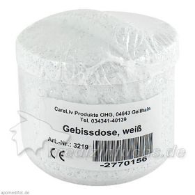 Gebissdose weiß mit Einsatz und Deckel, 1 ST – PZN 2770156 из Германии