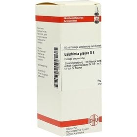 GALPHIMIA GLAUCA D 4, 50 ML – PZN 2809875 из Германии