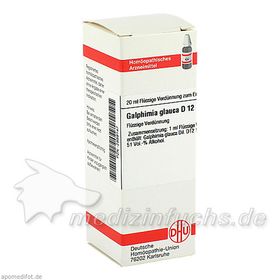 GALPHIMIA GLAUCA D12, 20 ML – PZN 2889147 из Германии