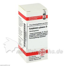GALPHIMIA GLAUCA D 4, 10 G – PZN 2890400 из Германии