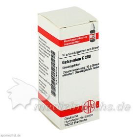 GELSEMIUM C200, 10 G – PZN 2899128 из Германии