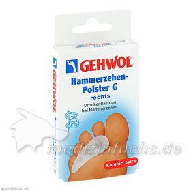GEHWOL Polymer-Gel Hammerzehen-Polster G rechts, 1 ST – PZN 3444223 из Германии