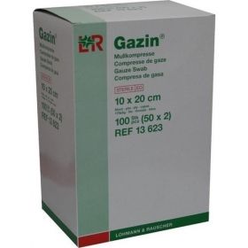 Gazin Kompresse 10x20cm 8fach steril, 50X2 ST – PZN 3449077 из Германии