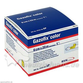 GAZOFIX COLOR GELB 20MX6CM, 1 ST – PZN 3769416 из Германии