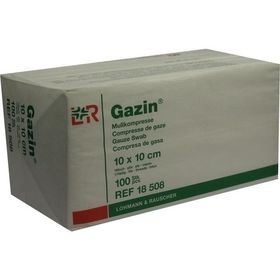GAZIN Kompresse 10x10cm 12fach OP, 100 ST – PZN 3959430 из Германии
