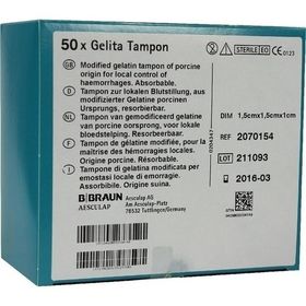 GELITA 1.5X1.5X1CM, 50 ST – PZN 412317 из Германии