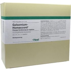 GELSEMIUM HOMACCORD, 100 ST – PZN 412984 из Германии