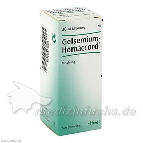 GELSEMIUM HOMACCORD, 30 ML – PZN 413009 из Германии