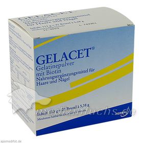 Gelacet Gelatinepulver mit Biotin Btl., 21 ST – PZN 4143417 из Германии