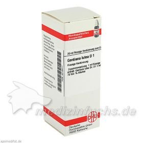 GENTIANA LUTEA D 1, 20 ML – PZN 4218411 из Германии