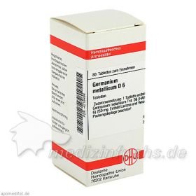 GERMANIUM MET D 6, 80 ST – PZN 4218486 из Германии