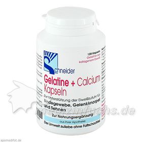 GELATINE + CALCIUM KAPSELN, 120 ST – PZN 4434675 из Германии