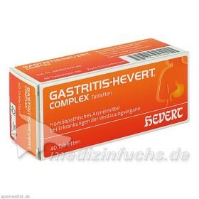 Gastritis-Hevert Complex, 40 ST – PZN 4518194 из Германии