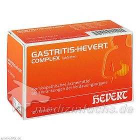 Gastritis Hevert Complex, 100 ST – PZN 4518202 из Германии