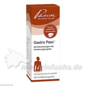 GASTRO PASC SL Tropfen, 20 ML – PZN 4847213 из Германии