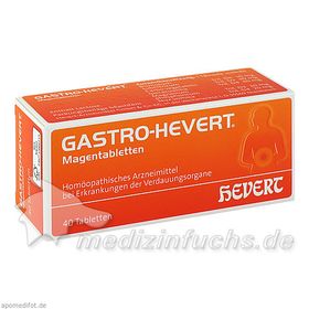 Gastro-Hevert Magentabletten, 40 ST – PZN 4947328 из Германии