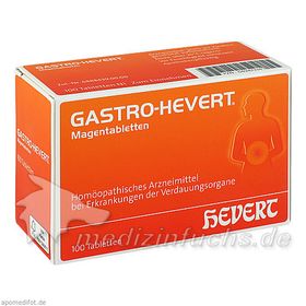 Gastro-Hevert Magentabletten, 100 ST – PZN 4947334 из Германии