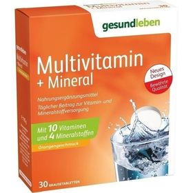 gesund leben Multivitamin + Mineral Brausetabl, 3X10 ST – PZN 4984878 из Германии