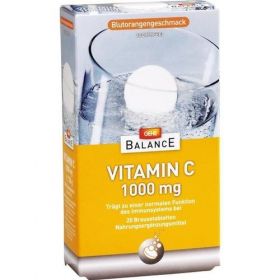 GEHE BALANCE Vitamin C 1000mg Brausetabletten, 2X10 ST – PZN 5882074 из Германии