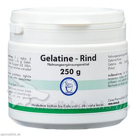 GELATINE RIND DOSE, 250 G – PZN 6197759 из Германии