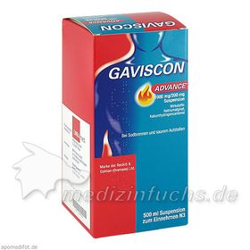 Gaviscon Advance, 500 ML – PZN 7004633 из Германии