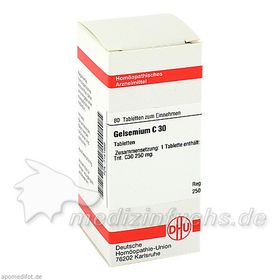 GELSEMIUM C30, 80 ST – PZN 7141666 из Германии