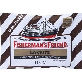 Fishermans Friend Lakritz o.Z.Pastillen, 25 G – PZN 7200601 из Германии