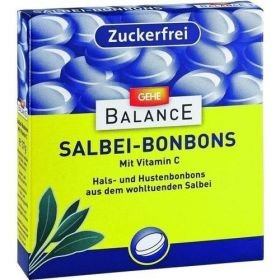 GEHE BALANCE Salbeibonbons zuckerfrei, 37 G – PZN 7362516 из Германии
