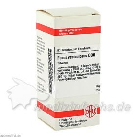FUCUS VESICULOSUS D30, 80 ST – PZN 744 из Германии