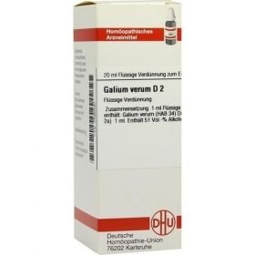GALIUM VERUM D 2, 20 ML – PZN 7595597 из Германии