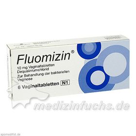 Fluomizin 10mg Vaginaltabletten, 6 ST – PZN 7618192 из Германии