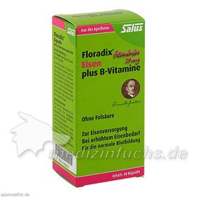 Floradix Eisen plus B-Vitamine, 40 ST – PZN 7764261 из Германии